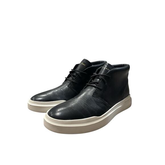 Cole Haan Leather Chukka Boots with Contrast Sole - Picture 1 of 5